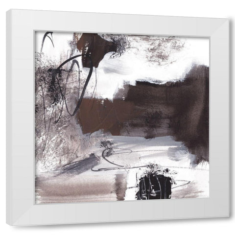 Lakeside Birch III White Modern Wood Framed Art Print by Wang, Melissa