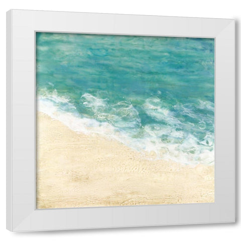 Journey from  the Deep I White Modern Wood Framed Art Print by Shanti, Shima