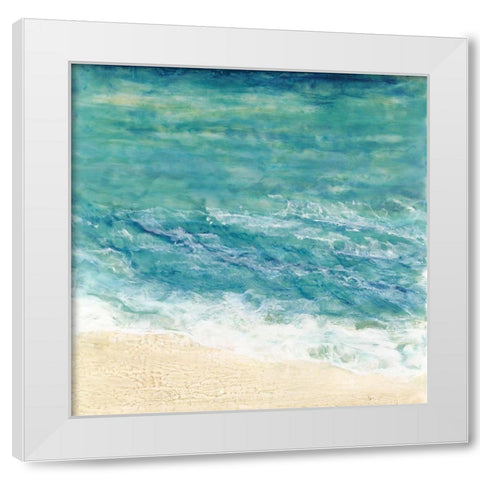 Journey from the Deep II White Modern Wood Framed Art Print by Shanti, Shima