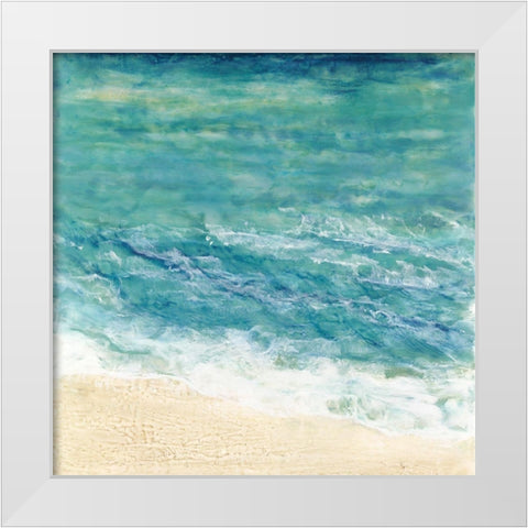 Journey from the Deep II White Modern Wood Framed Art Print by Shanti, Shima