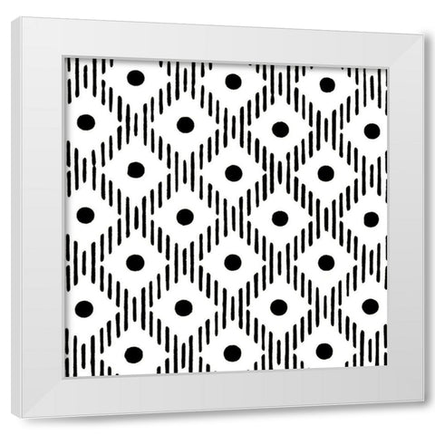 Graphic Design II White Modern Wood Framed Art Print by Baxter Mill Archive