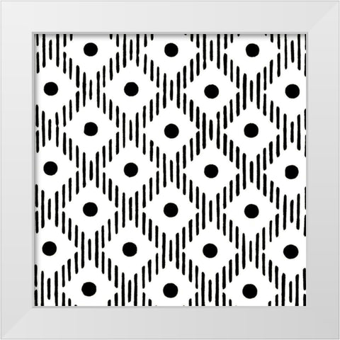 Graphic Design II White Modern Wood Framed Art Print by Baxter Mill Archive