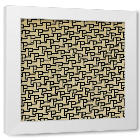 Graphic Design III White Modern Wood Framed Art Print by Baxter Mill Archive