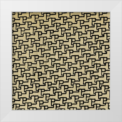 Graphic Design III White Modern Wood Framed Art Print by Baxter Mill Archive