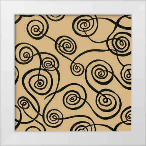 Graphic Design IX White Modern Wood Framed Art Print by Baxter Mill Archive