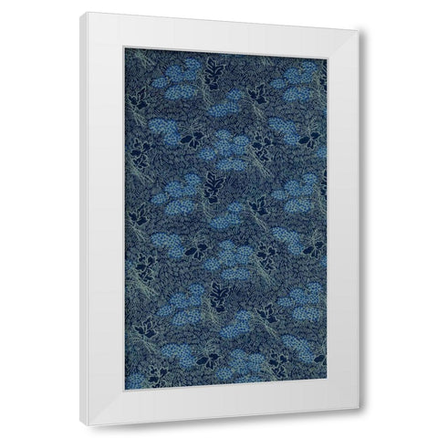 Indonesian Batik V White Modern Wood Framed Art Print by Baxter Mill Archive