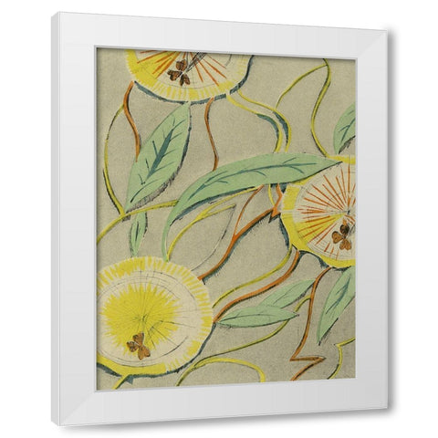 Delicate Deco Pattern I White Modern Wood Framed Art Print by Baxter Mill Archive