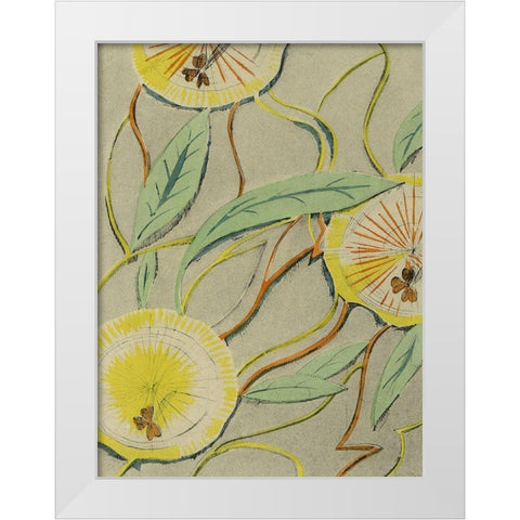 Delicate Deco Pattern I White Modern Wood Framed Art Print by Baxter Mill Archive
