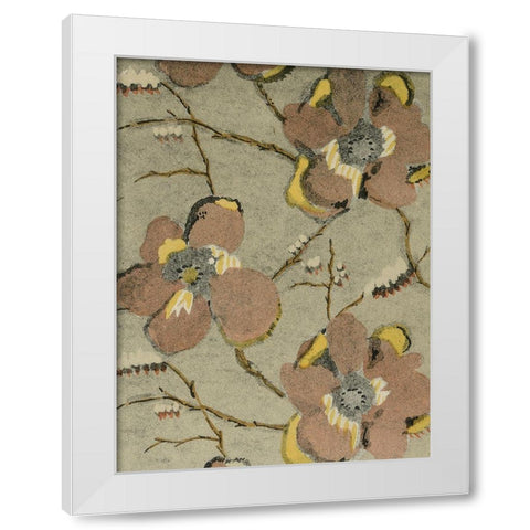 Delicate Deco Pattern II White Modern Wood Framed Art Print by Baxter Mill Archive