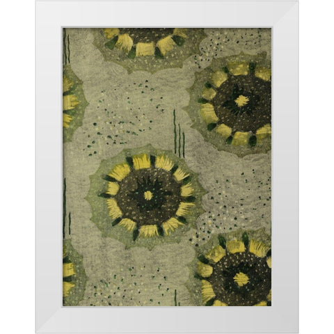 Delicate Deco Pattern VI White Modern Wood Framed Art Print by Baxter Mill Archive