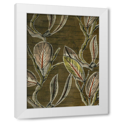 Delicate Deco Pattern VIII White Modern Wood Framed Art Print by Baxter Mill Archive