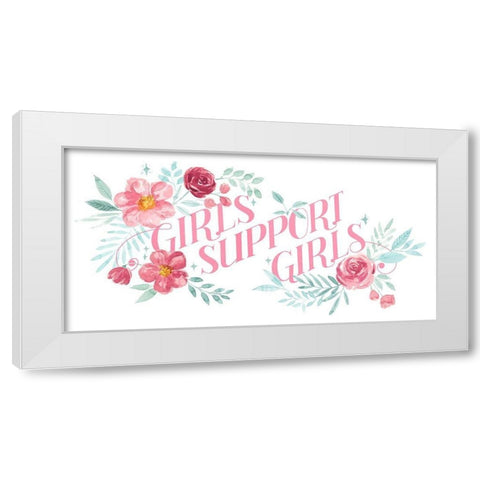 Women Up I White Modern Wood Framed Art Print by Popp, Grace