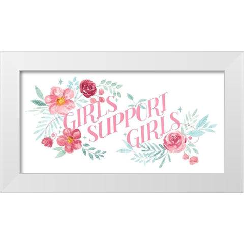 Women Up I White Modern Wood Framed Art Print by Popp, Grace