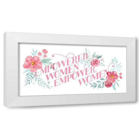 Women Up II White Modern Wood Framed Art Print by Popp, Grace