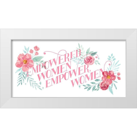 Women Up II White Modern Wood Framed Art Print by Popp, Grace