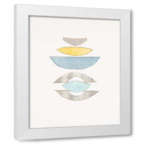 Widget III White Modern Wood Framed Art Print by Delamater, Rob