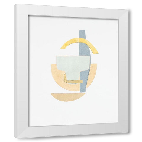 Widget V White Modern Wood Framed Art Print by Delamater, Rob
