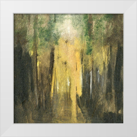 Breathe White Modern Wood Framed Art Print by Suderman, Karen