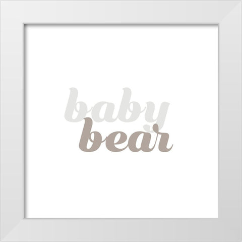 BBs I White Modern Wood Framed Art Print by Hambly, Anna