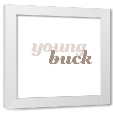 BBs IV White Modern Wood Framed Art Print by Hambly, Anna