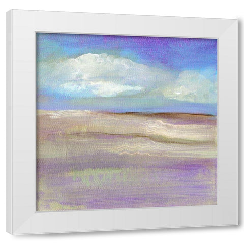 Winsome Time White Modern Wood Framed Art Print by Suderman, Karen
