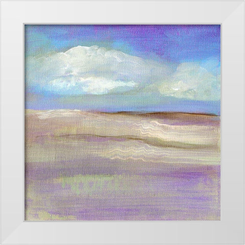 Winsome Time White Modern Wood Framed Art Print by Suderman, Karen