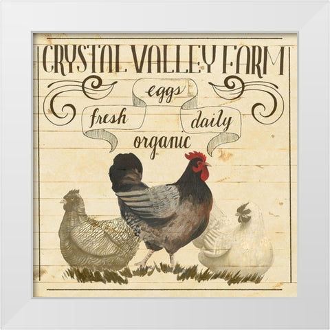 Animal Farm Collection II White Modern Wood Framed Art Print by Popp, Grace