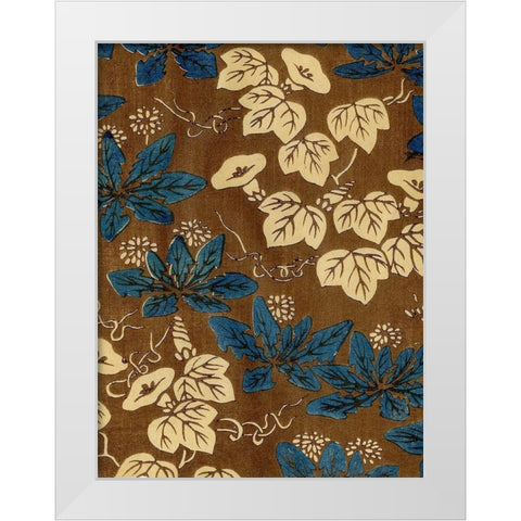 Japanese Patterns II White Modern Wood Framed Art Print by Baxter Mill Archive