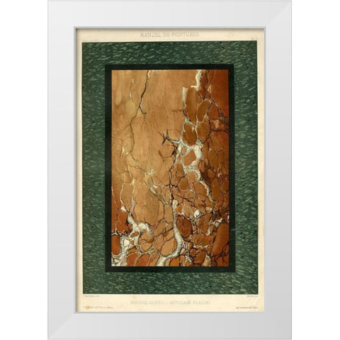 Marble Varieties I White Modern Wood Framed Art Print by Baxter Mill Archive