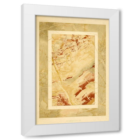Marble Varieties II White Modern Wood Framed Art Print by Baxter Mill Archive