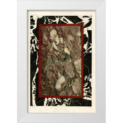 Marble Varieties III White Modern Wood Framed Art Print by Baxter Mill Archive