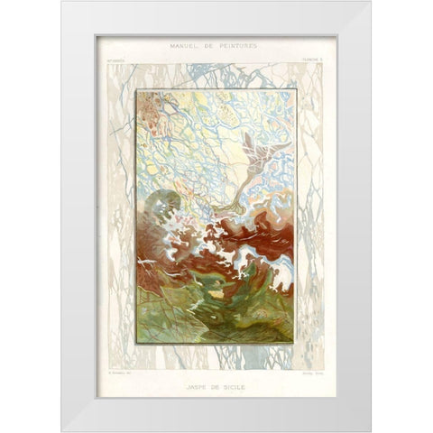Marble Varieties IV White Modern Wood Framed Art Print by Baxter Mill Archive
