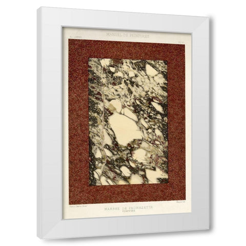 Marble Varieties V White Modern Wood Framed Art Print by Baxter Mill Archive
