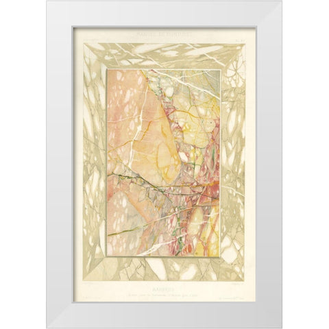 Marble Varieties VIII White Modern Wood Framed Art Print by Baxter Mill Archive
