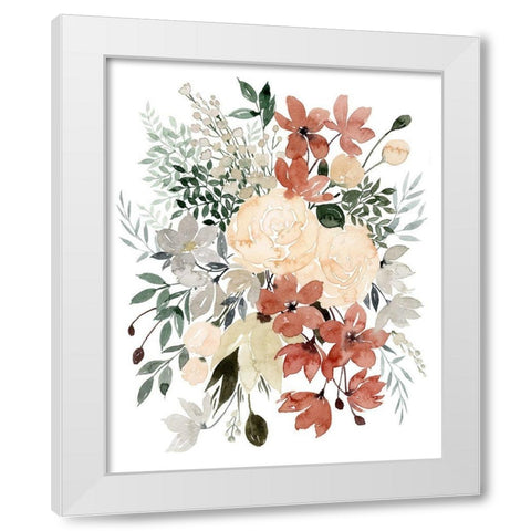 Dried Bouquet II White Modern Wood Framed Art Print by Popp, Grace
