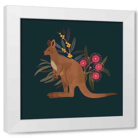 Australian Animals IV White Modern Wood Framed Art Print by Barnes, Victoria