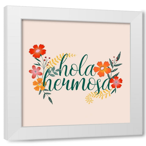 Hermosa I White Modern Wood Framed Art Print by Popp, Grace