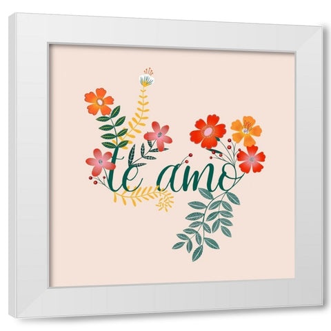 Hermosa IV White Modern Wood Framed Art Print by Popp, Grace