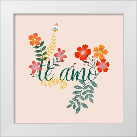 Hermosa IV White Modern Wood Framed Art Print by Popp, Grace