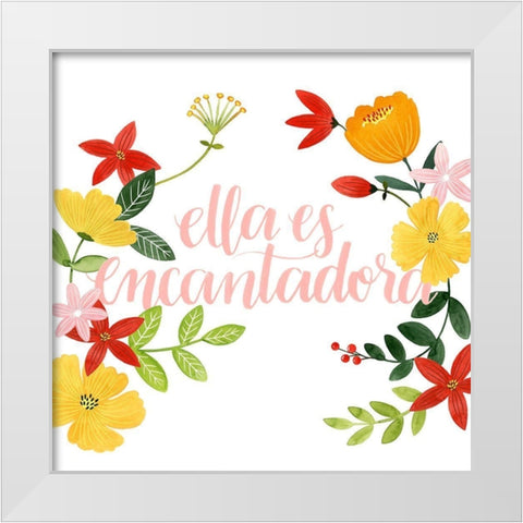 Encantadora I White Modern Wood Framed Art Print by Popp, Grace