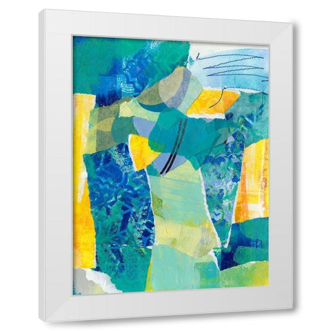 Reclaimed Collage IV White Modern Wood Framed Art Print by Moore, Regina