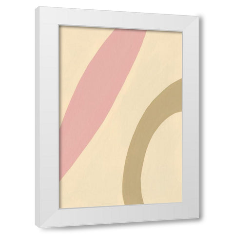 Organic Neutral IV White Modern Wood Framed Art Print by Moore, Regina