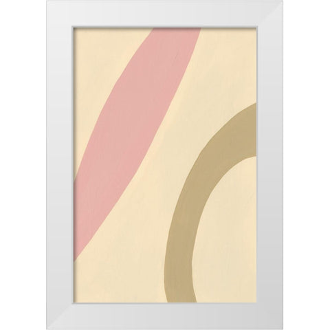Organic Neutral IV White Modern Wood Framed Art Print by Moore, Regina
