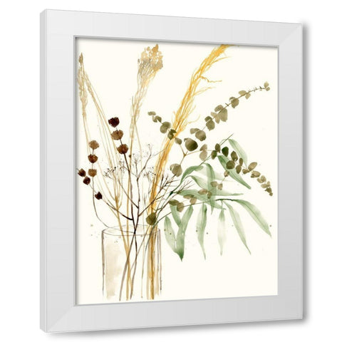 Composition in Vase II White Modern Wood Framed Art Print by Goldberger, Jennifer