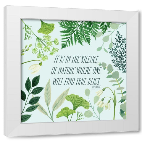 Natural Bliss I White Modern Wood Framed Art Print by Popp, Grace