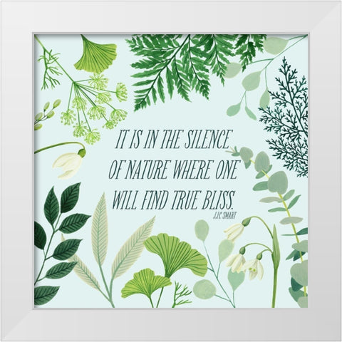 Natural Bliss I White Modern Wood Framed Art Print by Popp, Grace