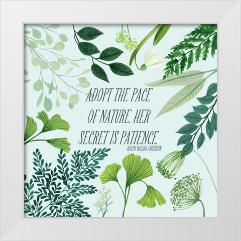 Natural Bliss II White Modern Wood Framed Art Print by Popp, Grace