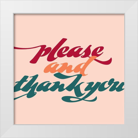 Thank You For Washing II White Modern Wood Framed Art Print by Popp, Grace