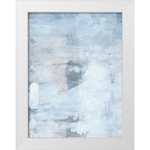 Permafrost II White Modern Wood Framed Art Print by Green, Jacob