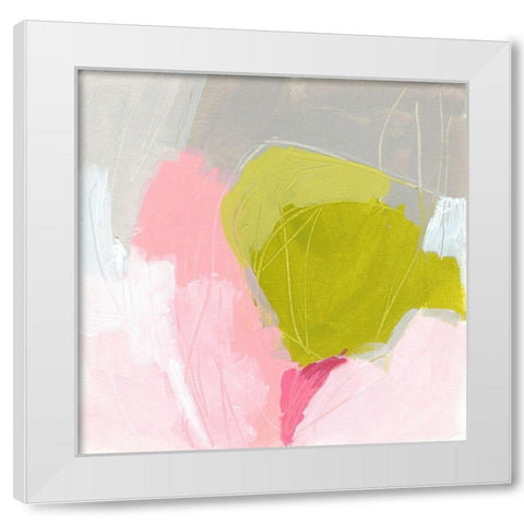 Petal Tone II White Modern Wood Framed Art Print by Vess, June Erica
